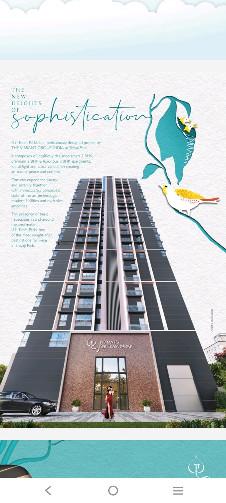 Exterior View, vibrants-1891-ekam-parkk 3 Bedroom 1039 Sq.Ft. Builder Floor In Dadar West Mumbai 9347040