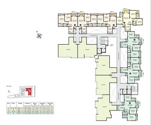 Floor Plan in 2 BHK Apartment at Krisala 41 Zillenia, Punawale – for Sale