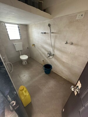 Bathroom in 2 BHK Apartment at GR Rajputra CHS, Nalasopara West – for Rent