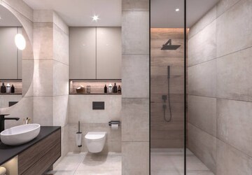 Bathroom in 3 BHK Apartment at Lodha Altus, Borivali East – for Sale