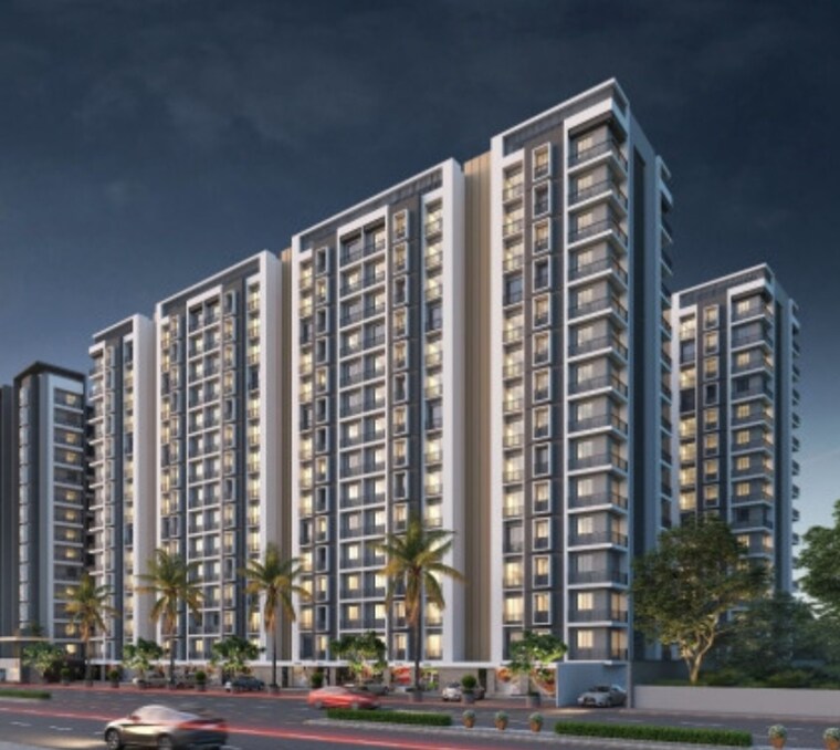Exterior View, new althan 2 Bedroom 970 Sq.Ft. Apartment In New Althan Surat 9347052