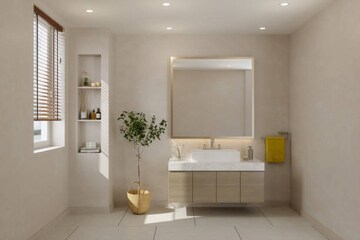 Bathroom in 3 BHK Apartment at Lodha Altus, Borivali East – for Sale