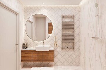 Bathroom in 3 BHK Apartment at Lodha Altus, Borivali East – for Sale
