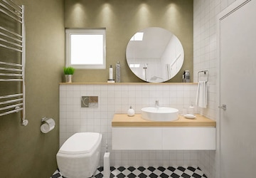 Bathroom in 4 BHK Apartment at Lodha Altus, Borivali East – for Sale