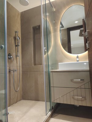 Bathroom in 4 BHK Builder Floor at Greater Kailash I – for Rent