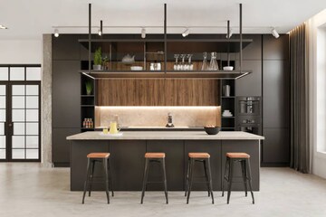Kitchen in 4 BHK Apartment at Lodha Palais, Kothrud – for Sale