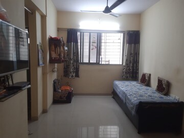 Living Room in 1 BHK Apartment at Merwanji Tower, Parel – for Sale