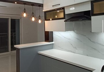 Kitchen in 2 BHK Apartment at SJR Blue Waters, Off Sarjapur Road – for Rent