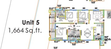 Master Plan in 3 BHK Apartment at Gangothri Prithvi Towers, Manikonda – for Sale