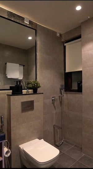 Bathroom in 2 BHK Apartment at Naman Habitat, Andheri West – for Sale