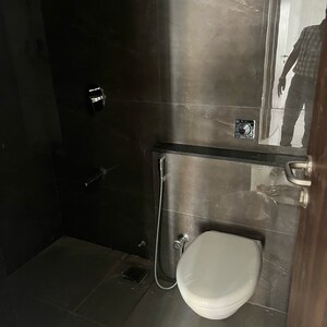 Bathroom in 3 BHK Apartment at Pride World City Wellington, Madhav Nagar – for Rent