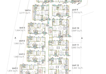 Master Plan in 3 BHK Apartment at Gangothri Prithvi Towers, Manikonda – for Sale