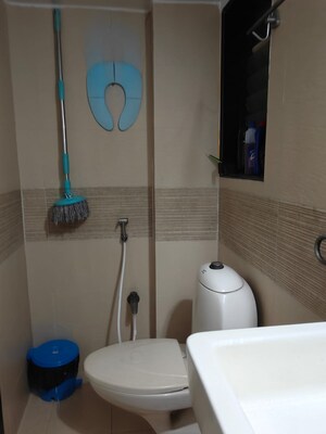 Bathroom in 1 BHK Apartment at Omkar Building Goregaon East, Goregaon East – for Rent