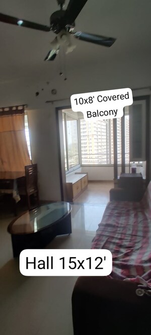 Living Room in 1 BHK Apartment at Raj Heramba Venkatesh Imperia, Tathawade – for Rent