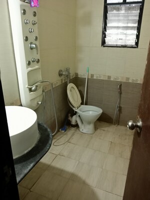Bathroom in 3 BHK Apartment at The Pearl, Balewadi – for Rent