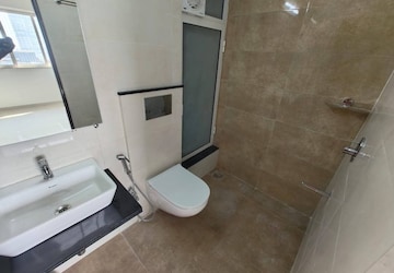 Bathroom in 2 BHK Apartment at Omkar Signet, Malad East – for Rent