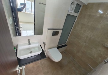 Bathroom in 2 BHK Apartment at Omkar Signet, Malad East – for Rent