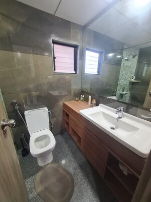 Staircase in 3 BHK Penthouse at BU Bhandari Acolade, Kharadi – for Rent