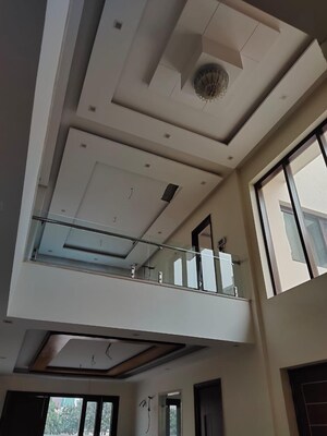 Staircase in 6 BHK Villa at Ansal Sushant Floors, Sushant Lok ii – for Rent