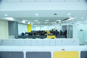 Team Area in  Office Space at Sagar Nirman One Wagle, Wagle Industrial Estate – for Rent