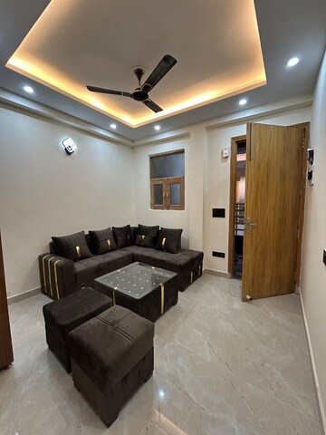 Living Room in 1 BHK Builder Floor at Freedom Fighters Enclave – for Rent