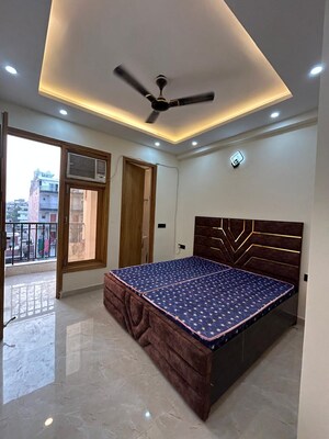 Bedroom in 1 BHK Builder Floor at Freedom Fighters Enclave – for Rent