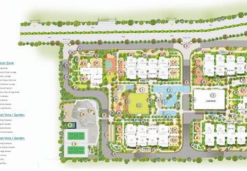 Master Plan in 3 BHK Apartment at Cybercity Stone Ridge, Moosapet – for Sale