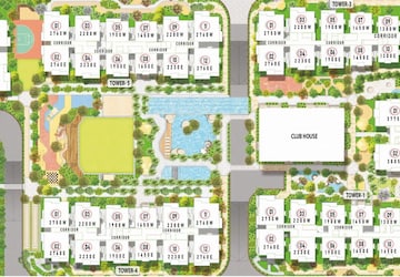 Master Plan in 3 BHK Apartment at Cybercity Stone Ridge, Moosapet – for Sale