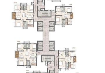 Floor Plan in 3 BHK Apartment at Rajapushpa Sierra, Tellapur – for Sale
