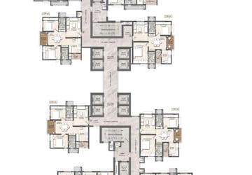 Floor Plan in 3 BHK Apartment at Rajapushpa Sierra, Tellapur – for Sale