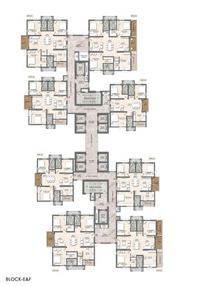 Floor Plan in 3 BHK Apartment at Rajapushpa Sierra, Tellapur – for Sale