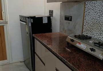 Kitchen in 1 BHK Builder Floor at Kalkaji – for Rent