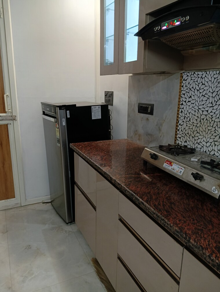 Kitchen, kalkaji 1 Bedroom 450 Sq.Ft. Builder Floor In Kalkaji Delhi 9347219