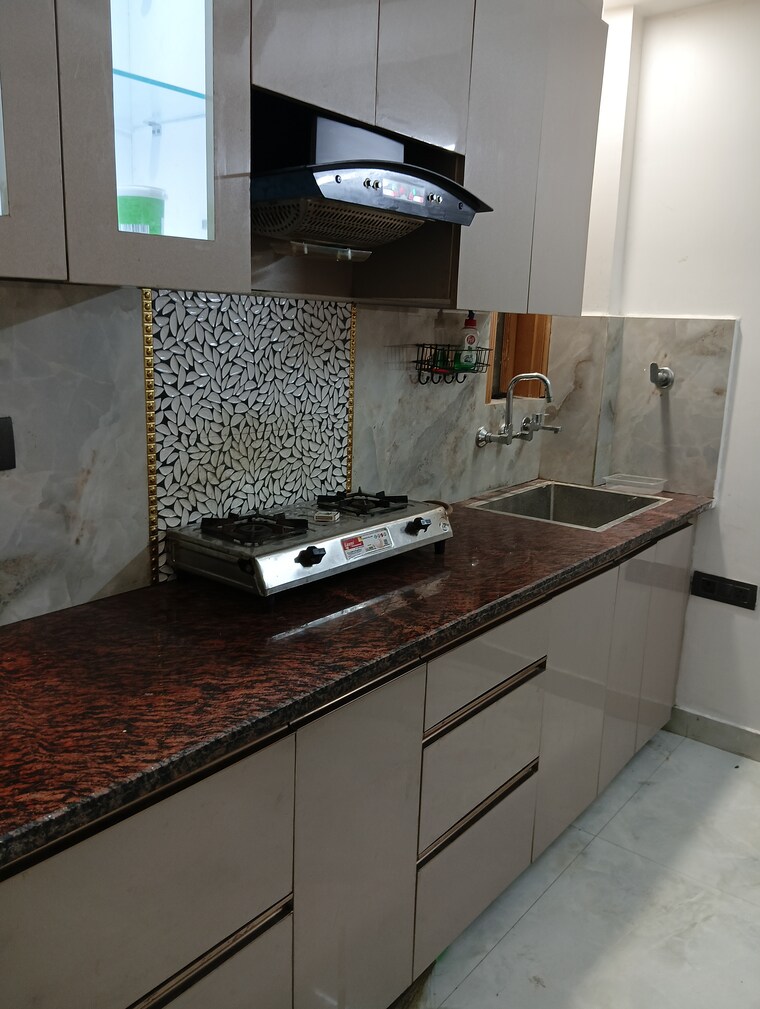 Kitchen, kalkaji 1 Bedroom 450 Sq.Ft. Builder Floor In Kalkaji Delhi 9347219