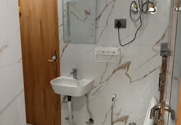Bathroom in 1 BHK Builder Floor at Kalkaji – for Rent