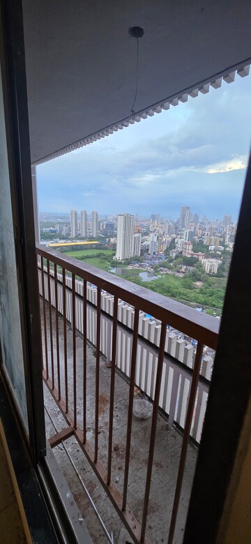 Balcony in 1 BHK Apartment at Chandak 34 Park Estate, Goregaon West – for Rent