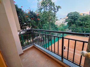 Balcony in 1 BHK Apartment at Reliable Lake Dew Residency, Haralur Road – for Rent