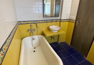 Bathroom in 3 BHK Apartment at Shivalaya CHS Worli, Upper Worli – for Rent