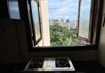Kitchen in 3 BHK Apartment at Shivalaya CHS Worli, Upper Worli – for Rent