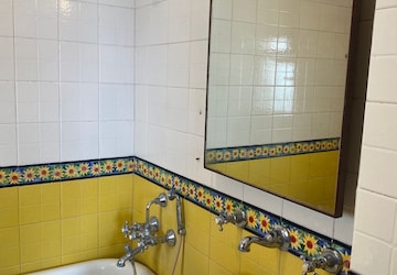Bathroom in 3 BHK Apartment at Shivalaya CHS Worli, Upper Worli – for Rent