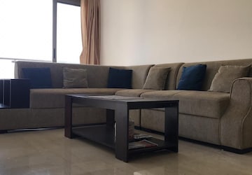 Living Room in 3 BHK Apartment at Adani Western Heights Sky Apartments, Bhudargarh Colony – for Sale