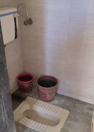 Bathroom in 1 BHK Apartment at DGS Sheetal Deep, Nalasopara West – for Rent