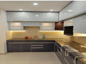 Kitchen in 3.5 BHK Apartment at Rishita Manhattan, Gomti Nagar – for Rent