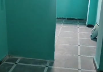 Staircase in 1 RK Independent House at Ghansoli – for Rent