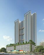 3 BHK + Study Room 918 Sq.Ft. Apartment in Wadhwa TW Gardens