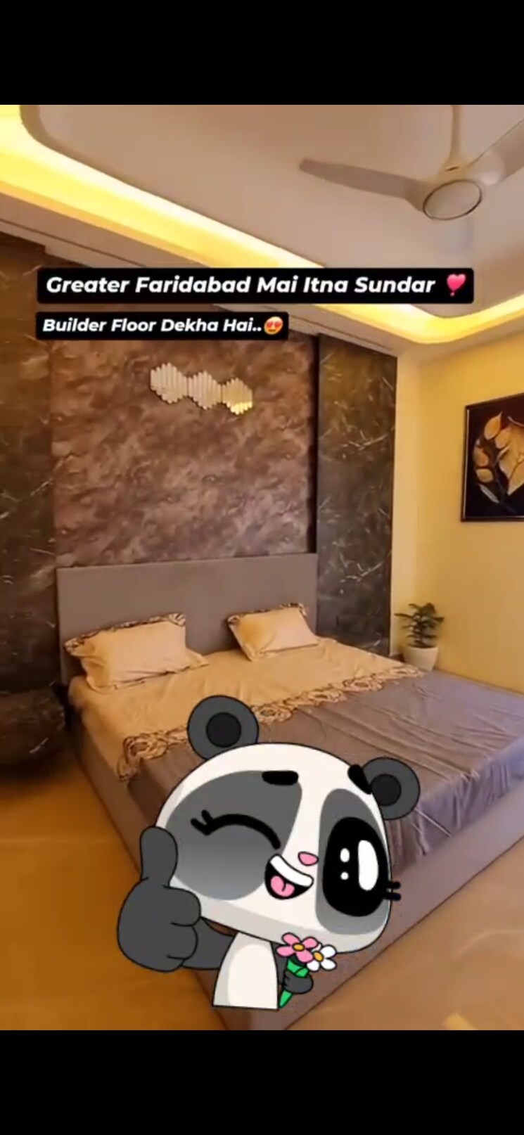 Master Bedroom, amolik-aster-woods 3 Bedroom 180 Sq.Yd. Builder Floor In Sector 98 Faridabad 9347423