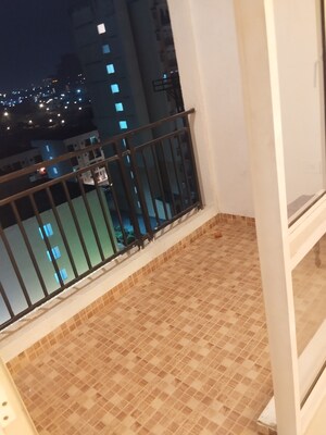 Balcony in 3 BHK Apartment at Omaxe Waterscapes, Gomti Nagar – for Rent