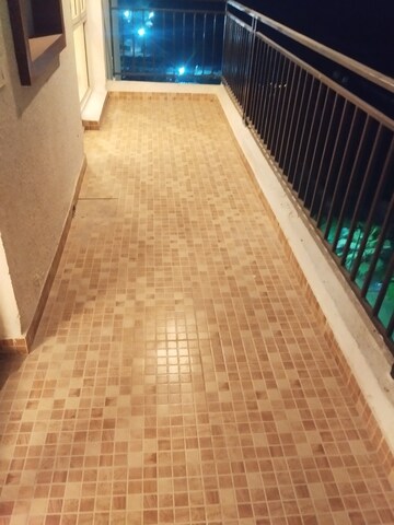 Balcony in 3 BHK Apartment at Omaxe Waterscapes, Gomti Nagar – for Rent