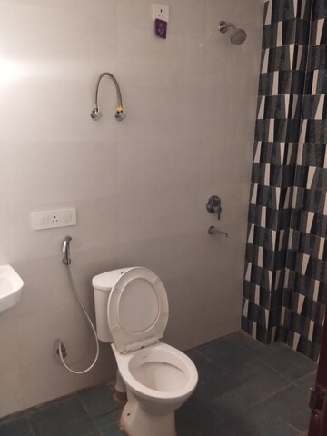 Bathroom in 3 BHK Apartment at Omaxe Waterscapes, Gomti Nagar – for Rent