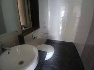 Bathroom in 2 BHK Apartment at Chandak 34 Park Estate, Goregaon West – for Rent